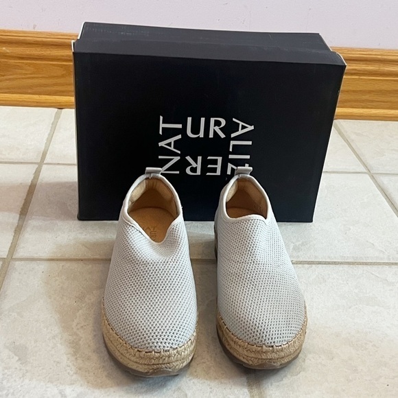 NEW Naturalizer Isley platform espadrilles slip on shoes Urban Mist gray 6.5 - Picture 8 of 12
